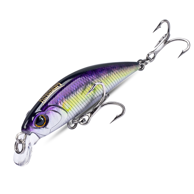 Guowangliya Rice Noodle Sinking Lure with Vibrating Tail, Sinking Lure for Freshwater Bass, Bionic Artificial Bait