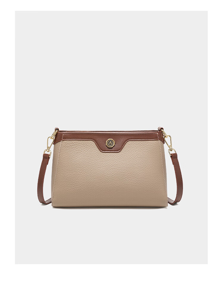 Aokang Women's Trendy Cowhide Phone Bag Premium Small Square Light Luxury Crossbody Shoulder Bag Birthday Gift for Mom and Wife 23