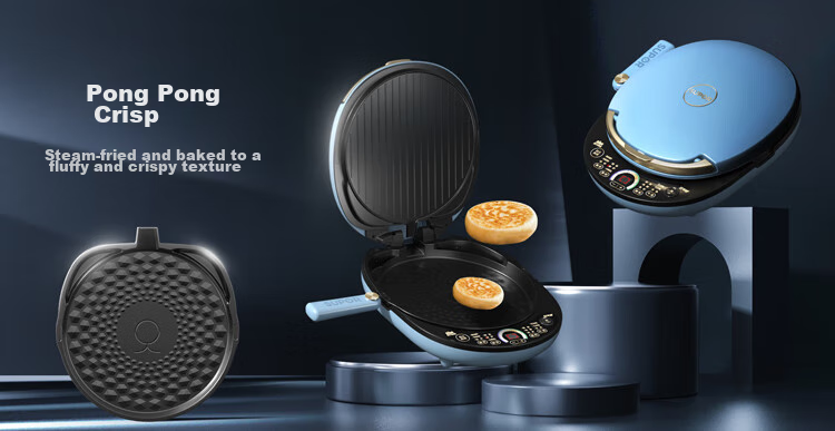 SUPOR Electric Griddle, Removable Upper And Lower Plates for Cleaning, Household Double-Sided Heating Sandwich Maker, Breakfast Machine, Multifunctional Steam Frying And Baking Machine, Electric Pancake Maker, Touch Control Smart JD30RQ859 3