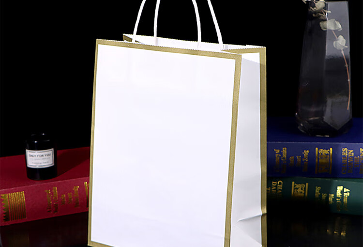 Jidukongjian Gift Packaging Bag, Thickened Handheld Packaging Paper Bag, Birthday Gift, Wedding Graduation Season Favor Bag, Kraft Paper Bag 10