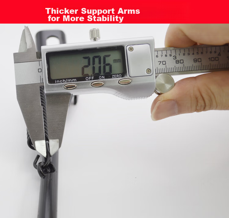 HOTUN Bicycle Foot Support, Mountain Bike Side Support, Adjustable Length Parking Rack Support, Bike Stand YXCT-3KKT 5