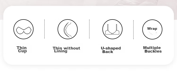 Ordifen 26 New Style Bra, Minimizing for Large Breasts, Full Coverage, Ultra-Thin, Low-Collar, Brassiere Set, Plus Size Women's Bra XB3314 2