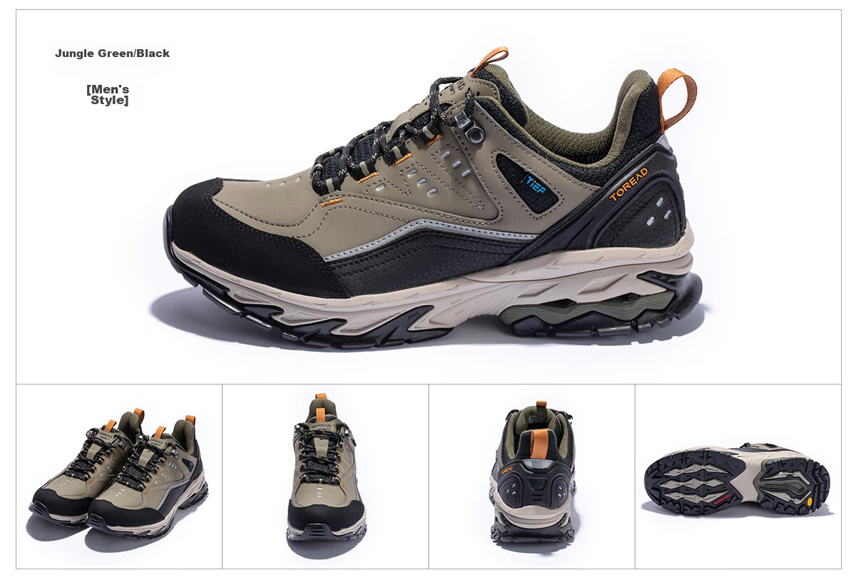 TOREAD Waterproof Hiking Shoes, Autumn/winter Couple Non-Slip Warm Mountaineering Boots, Outdoor Trail Running Shoes TFAACN91965 13