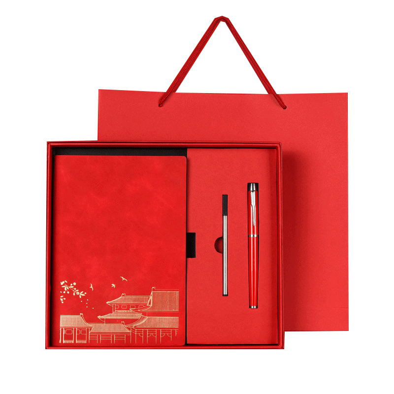 Jinzhi National Trend Notebook Gift Box, Stationery Set, Forbidden City Cultural And Creative Annual Meeting Gifts, Business Team Building Souvenirs, Exquisite Notebooks, High School Freshman New Year Birthday Gifts