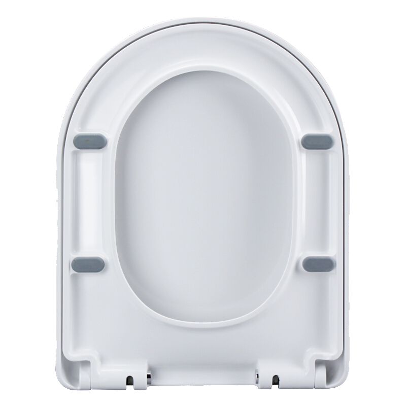 Haili Toilet Seat Cover Universal V-Shaped U-Shaped Melamine Thickened Old-Style Toilet Seat Ring Household Toilet Seat Accessory Replacement 804