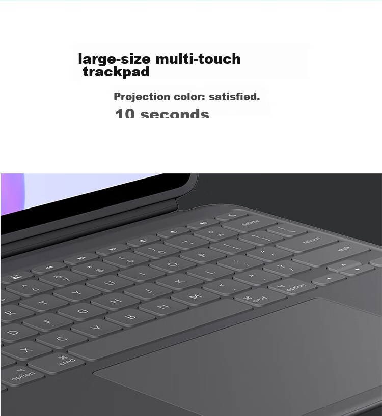 Logitech Combo Touch Tablet Keyboard Case for IPad Pro 11-Inch (M4), Graphite Black 6