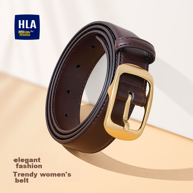 HLA Women's Belt with Pin Buckle, Fashionable Trendy Decorative Waistband, Birthday Gift for Girlfriend, Business New Style