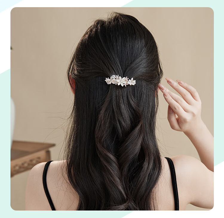 CHIMERA Elegant Hair Clip, Back of Head Half-Up Butterfly Bun Clip for Women, Side Clip Hair Accessory, Mid-Autumn Festival Gift 7