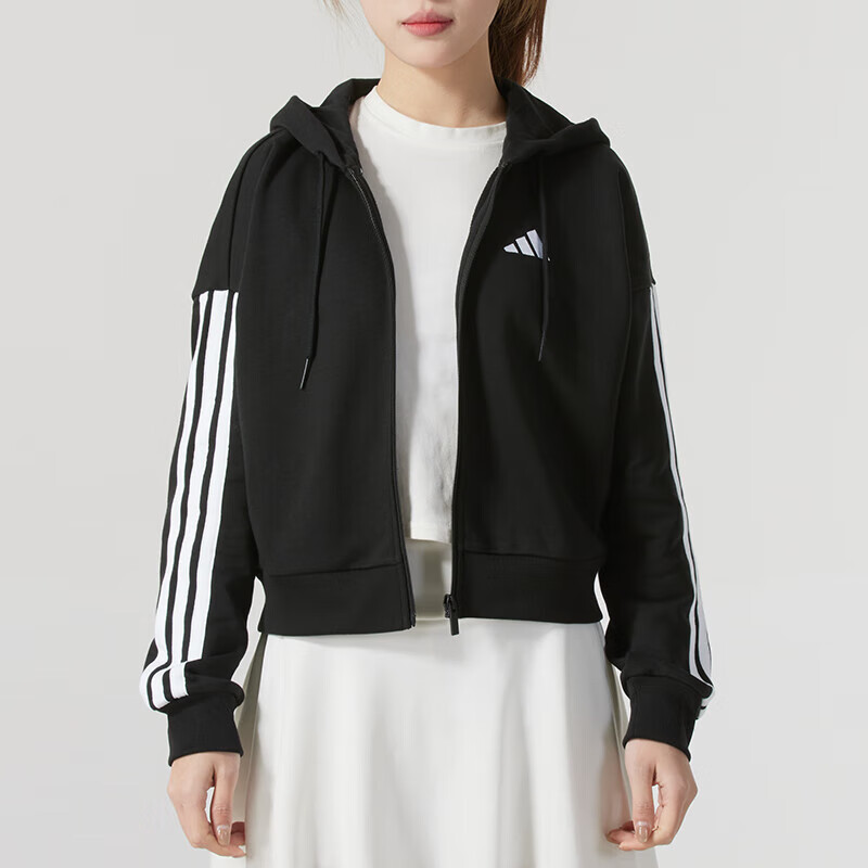 Adidas Women's Spring Sportswear, Running Fitness Training Fashion Trendy Casual Jacket, JE0052, XL Size 2
