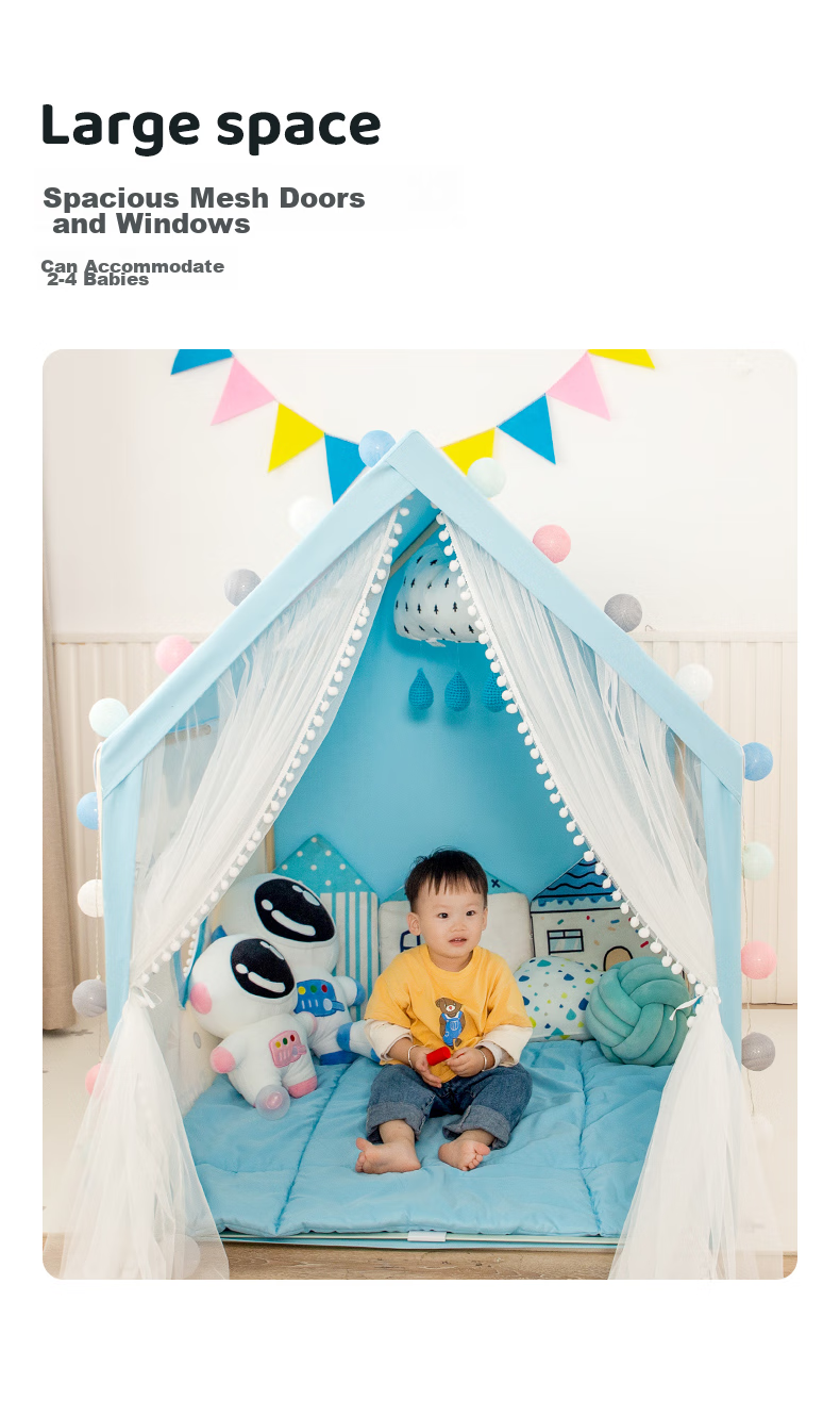Little Dove Children's Tent Indoor Playhouse/Boys And Girls Princess House Toy Astronaut (Pillow Not Included) 8