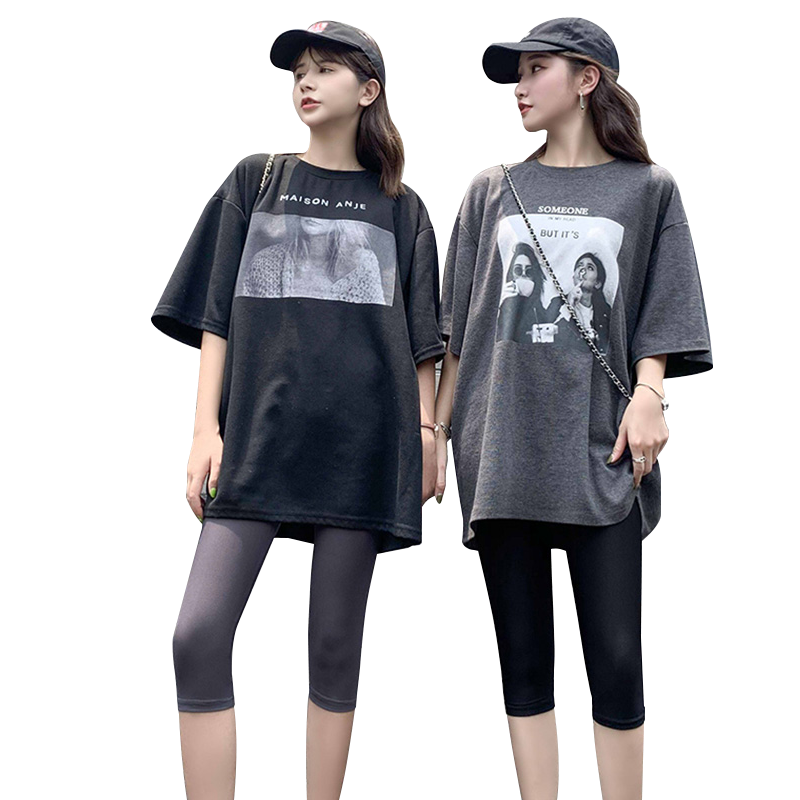 LangSha Ice Silk Leggings for Women, Summer Thin Seven-Eighths Pants, Elastic Slimming Magic Pants, Black Tight-Fitting Skinny Pants