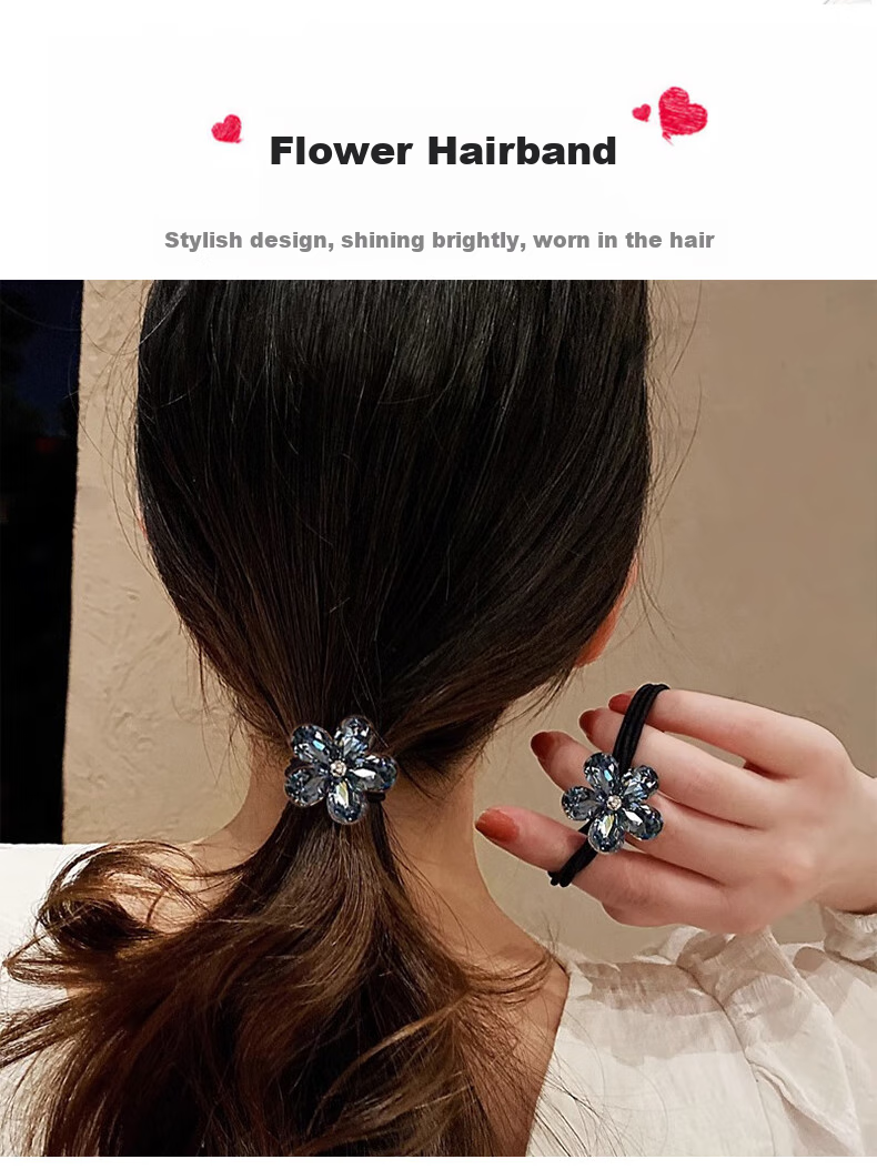 Gunai One-Week Hair Tie Hair Accessory Elastic Hair Band Hair Rope Set Valentine's Day Gift for Girlfriend 7