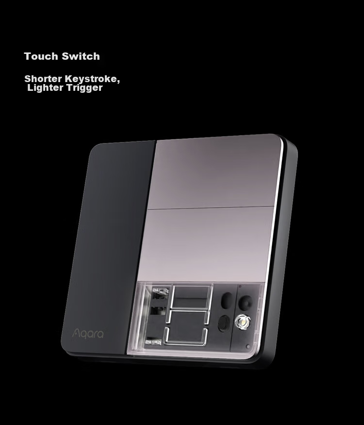 Aqara Smart Wall Switch Card, Single Button, Single Zero Fire Universal, Connected to Mijia APP/iPhone HomeKit 20