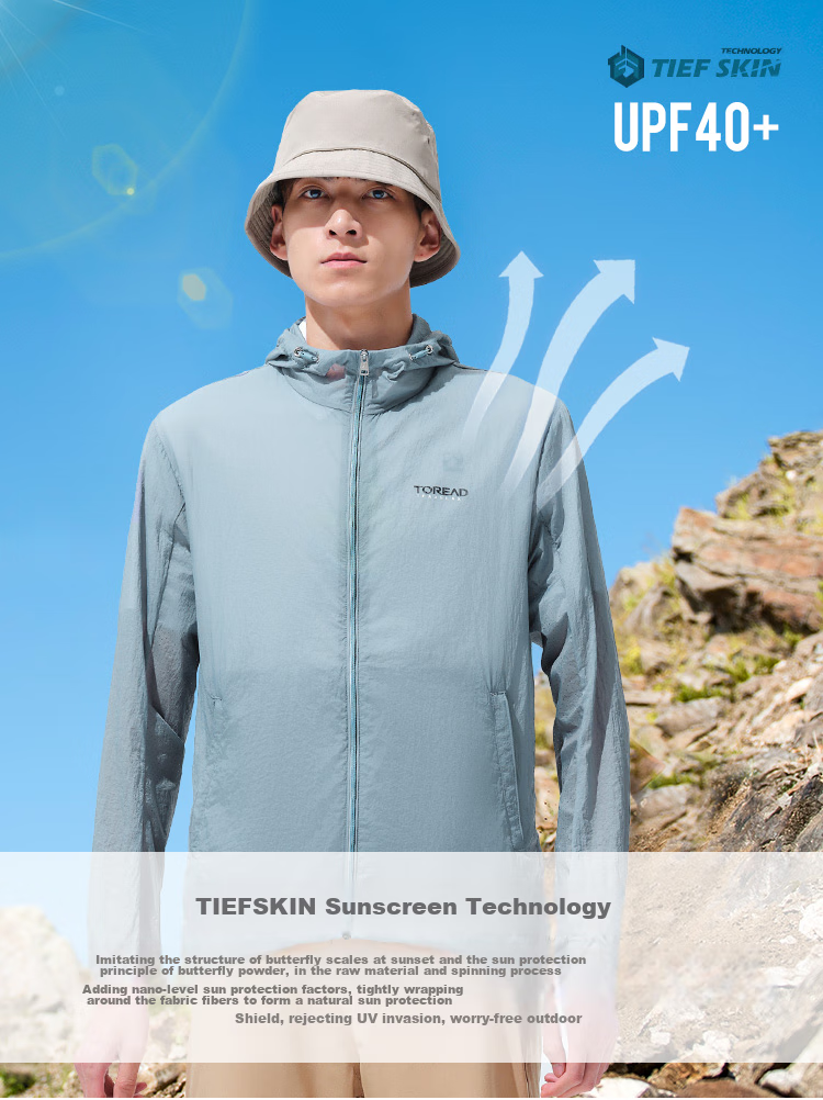 TOREAD UPF40+ Lightweight Breathable Sun Protection Jacket for Men and Women TAZJ82516 5