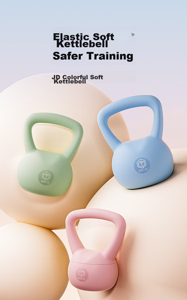 JD Original Soft Kettlebell, Men's And Women's Kettlebell Dumbbell, Fitness Kettlebell for Arm Exercises And Deep Squats, Glute And Buttock Exercises, Xinghe, 8KG 1