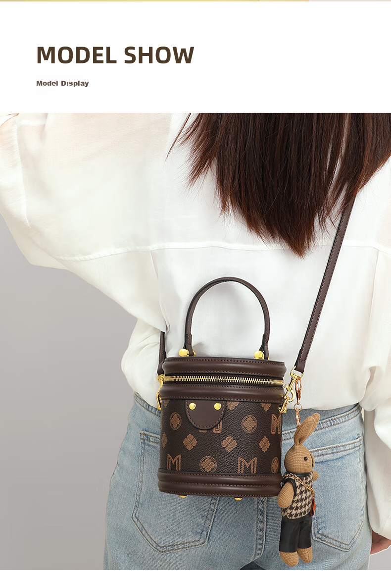 Aiqinghai Handbag, Women's Bag, Bucket Bag, Cylinder Bag, Crossbody Bag, Brand Shoulder Bag, Birthday And Mother's Day Gift, Practical Present for Mom 21