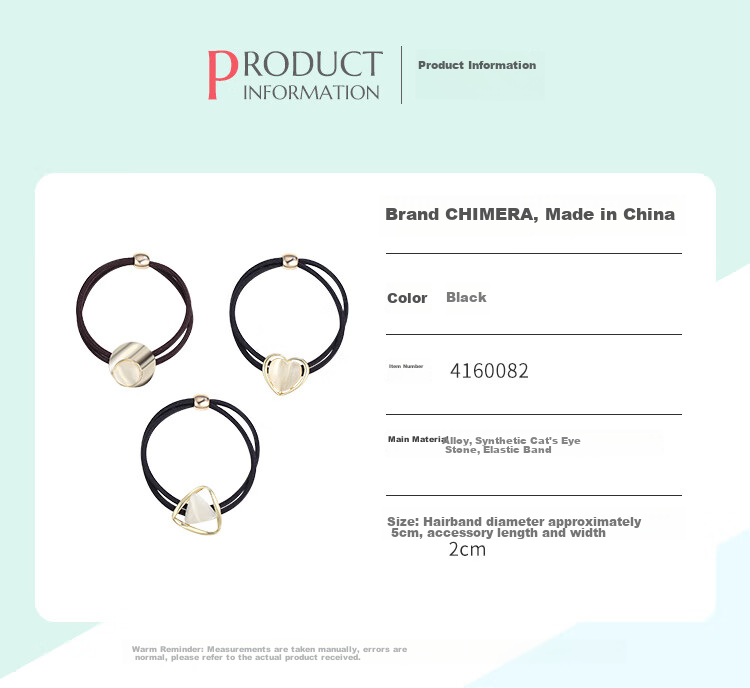 CHIMERA Rhinestone Hair Tie, High Elasticity Butterfly Band, Bun Maker, Hair Rope for Women, Mid-Autumn Festival Gift 8
