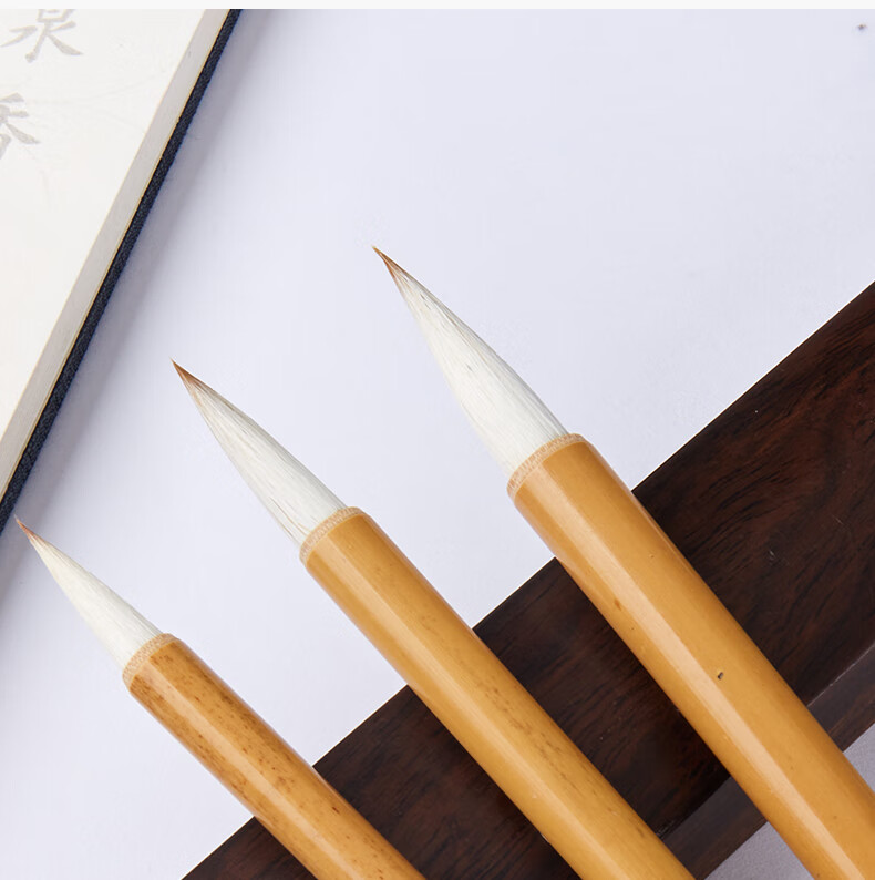 Liupintang Calligraphy Brush Set with Mixed Hair, Large And Small Regular Script for Students' Calligraphy And Chinese Painting, Beginner's Starter Kit with Ink, Ink Dish, Paper, And Four Treasures of The Study 22