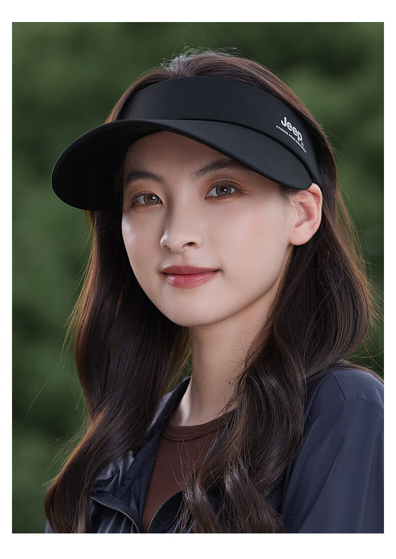 Jeep Sun Protection Hat for Men And Women, Outdoor Sun Visor Cap, Wide Brim Breathable Fishing Hat, Quick-Drying Visor Cap 17