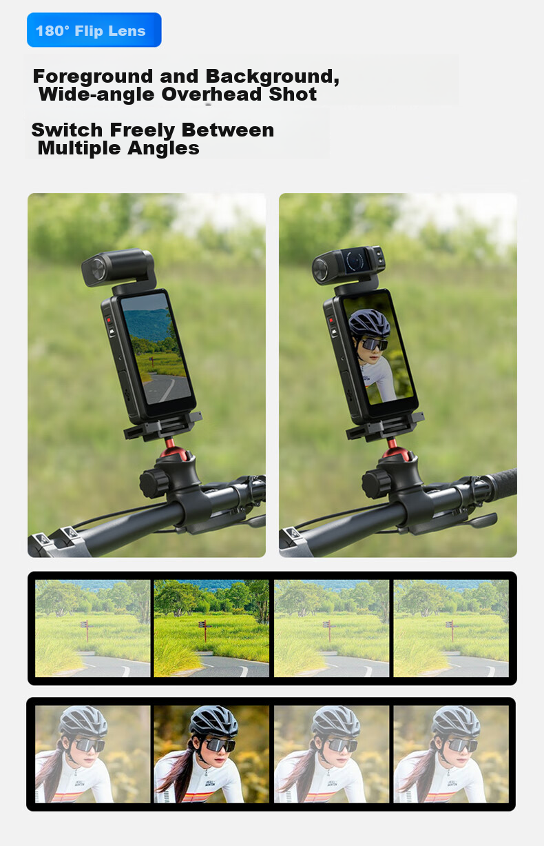 ORDRO [2026 Super Value] M3 5K Action Camera, 3.5-Inch Pocket3 Handheld Gimbal Camera, for Meetings, Vlogging, Travel, Cycling, Fishing, Portable And Personal Use 26