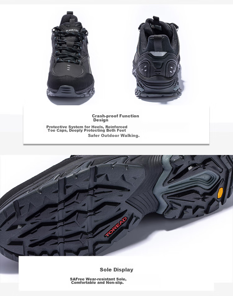 TOREAD Waterproof Hiking Shoes, Autumn/winter Couple Non-Slip Warm Mountaineering Boots, Outdoor Trail Running Shoes TFAACN91965 16