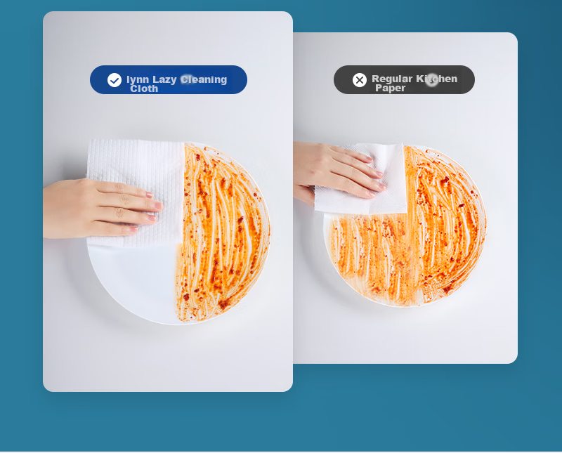 LYNN Lazy Person's Wipes 20*20cm [200 Sheets] Disposable Wipes Dishwashing Cloths Kitchen Paper Towels Kitchen Wipes 10