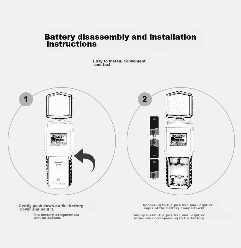 Suwei Illuminance Meter, Light Meter, Illuminometer, Brightness And Illuminance Tester, Light Meter SW6013 19