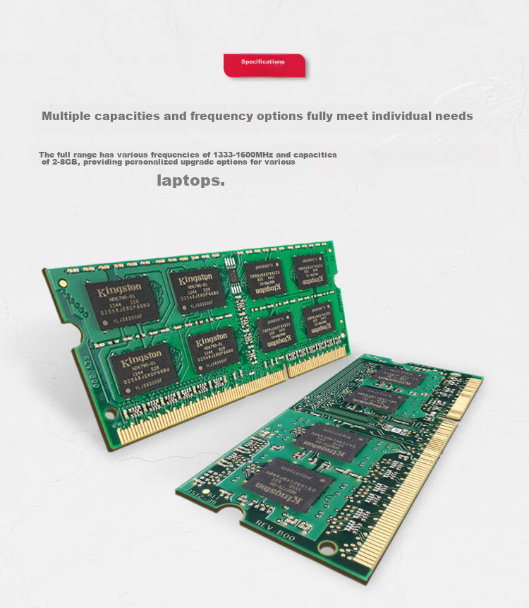 Kingston 8GB DDR3 1600 Laptop Memory Module, Low Voltage Versio 5