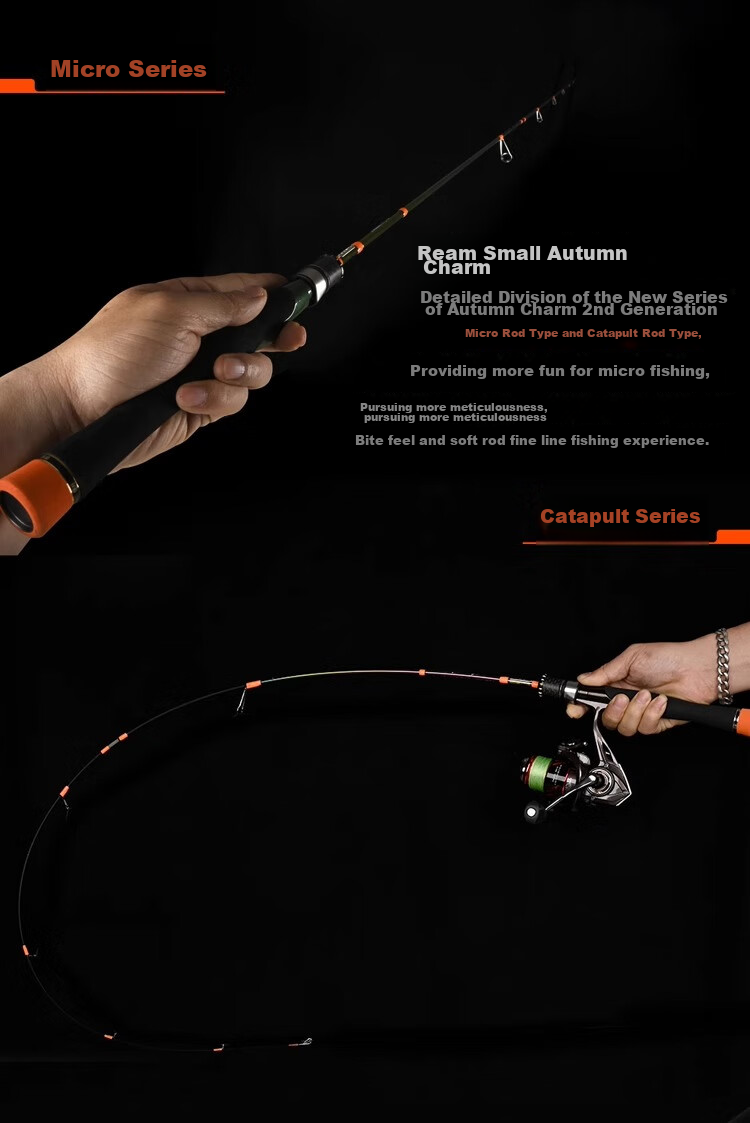 CRONY Autumn Stream 2nd Generation UL Ultra-Soft Action Lure Rod, Micro-Ejecting Bass Rod, Micro-Gun Handle, 1.83 Meters, C602L 7