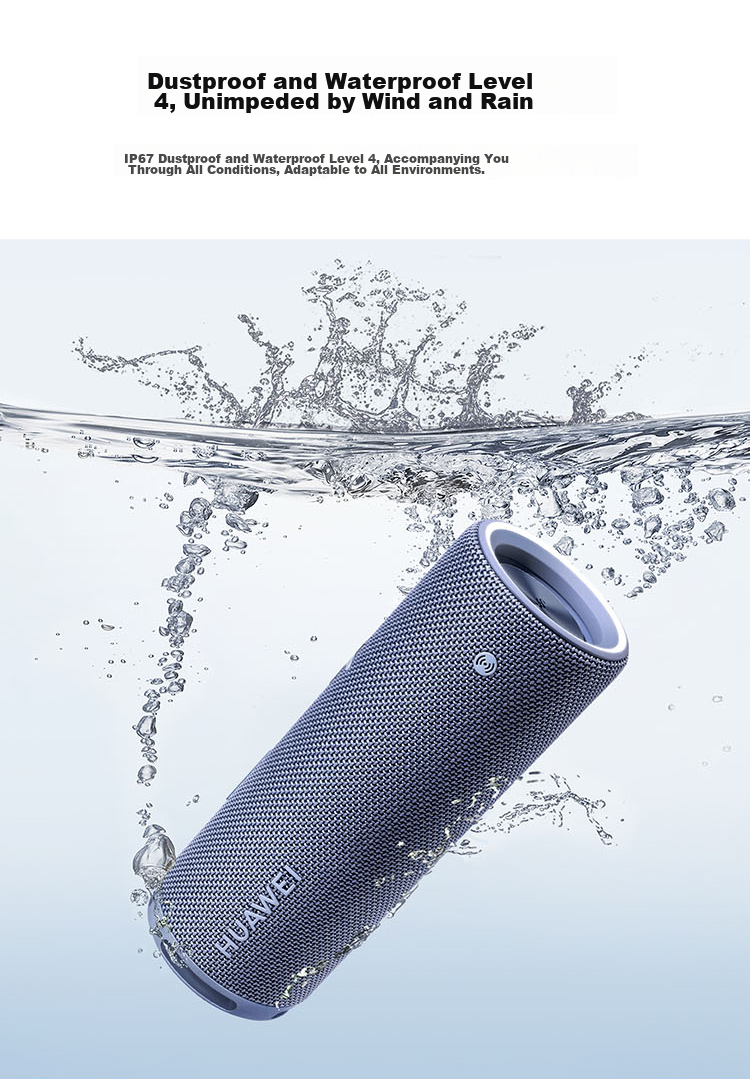 HUAWEI Sound Joy 2 Bluetooth Version, Portable Speaker for Watching Football Season, Computer Speakers, Two-Unit Stereo Long Battery Life Outdoor High-Fidelity Waterproof Gift, Obsidian Black 11