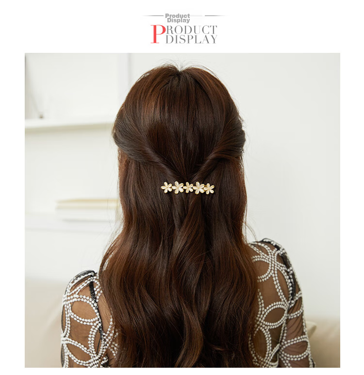 CHIMERA Elegant Hair Claw Clip with Flower And Shark Design, Luxurious Hair Clip for Back of Head, Bun Maker, Mid-Autumn Festival Gift for Wome 33