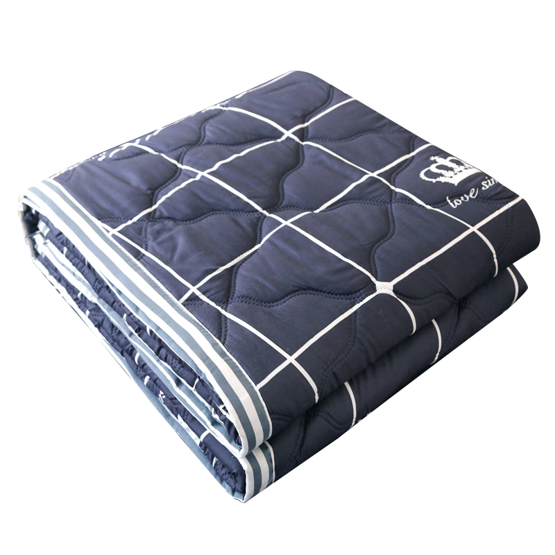 AVIVI Fiber Quilt, Washed Cotton Summer Cool Quilt, Thin Blanket, Air Conditioning Quilt, 200*230cm [Simple Crown Star]