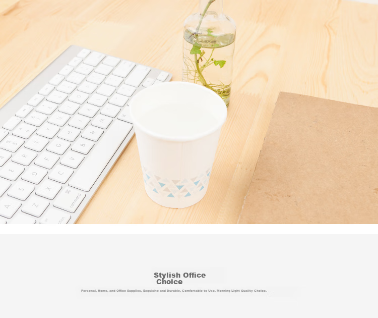 M&G Disposable Paper Cups, Cups/water Cups, 100 Pieces/bag, 250ml Thickened, for Home And Office Use, Drinking Cups, ARC92514 9
