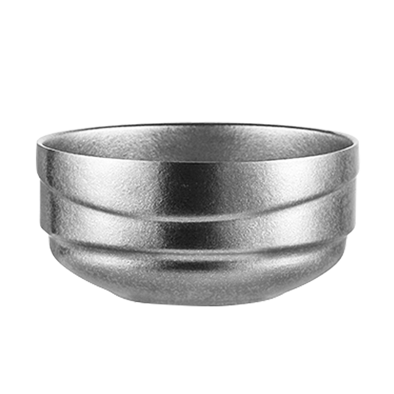MAXCOOK Pure Titanium Bowl Soup Bowl Rice Bowl Noodle Bowl Double-Layer Insulated Tableware 13cm MCWA7924