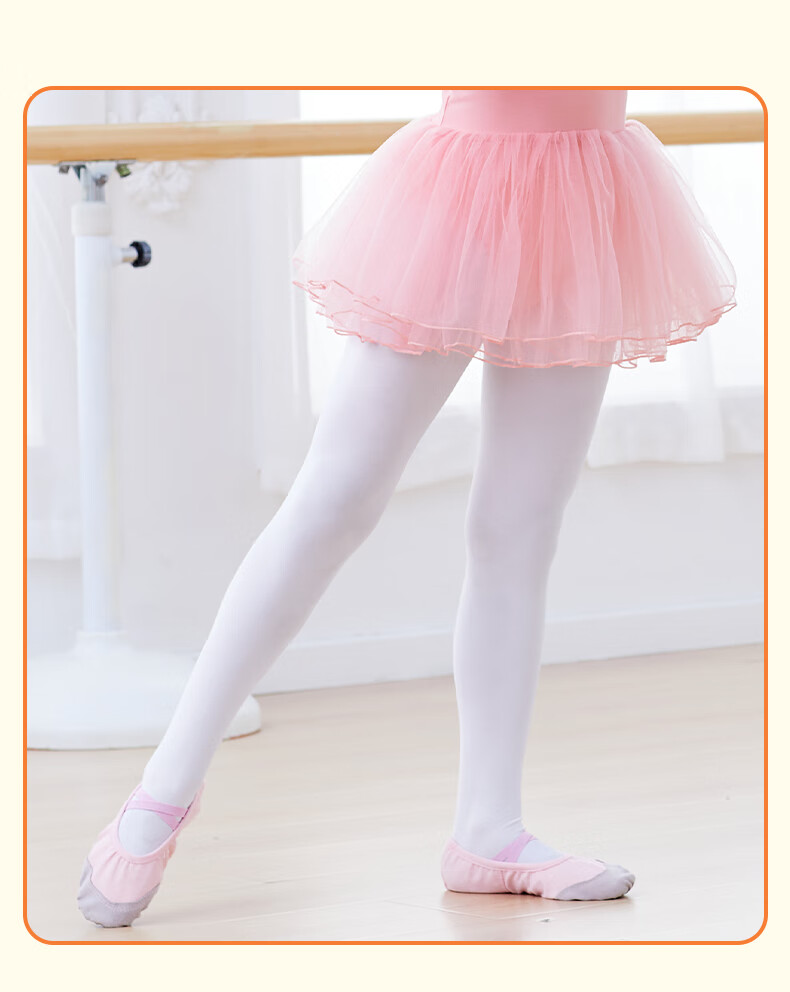 Aiwuge Children's Dance Tights, Thin Fleece for Spring And Autumn, Air-Conditioned Room Dancing Yoga Special Base Layer Pantyhose, 800D Size S 9