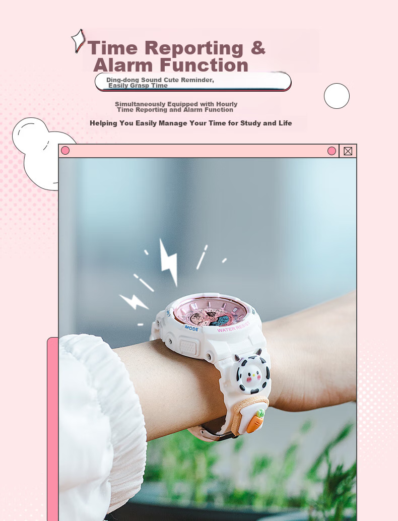Disney Sports Waterproof Watch for Middle And High School Exams Only, Time-Telling Electronic Watch for Primary, Junior High And Senior High School Students And Childre 4