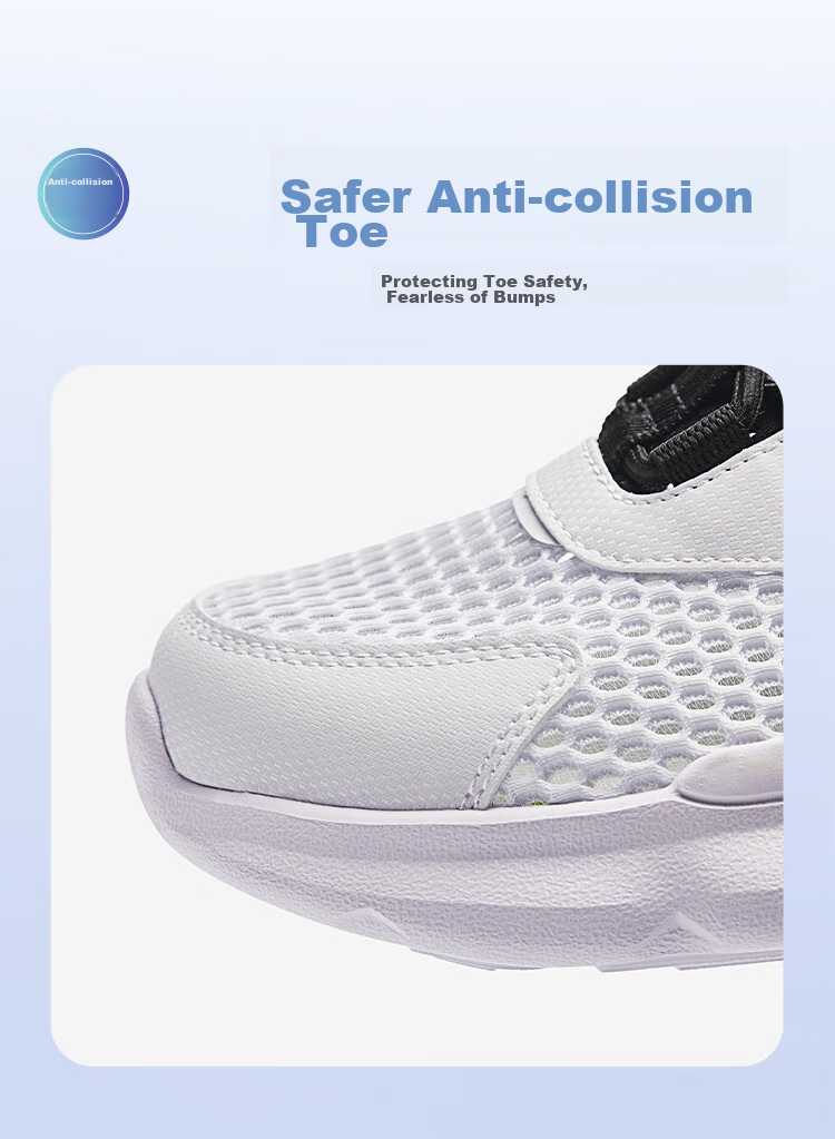 ANTA Kids Sports Shoes Girls Big Kids 2026 Summer Large Mesh Breathable Slip-On Casual Shoes A22628803 11