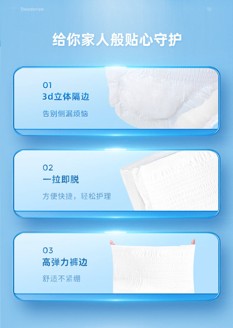 Aishule Odor-Eliminating Antibacterial Adult Pull-Up Diapers, L Size, 60 Pieces, Underwear-Style Disposable Diapers for Elderly, Pregnant Women, And Men And Wome 13