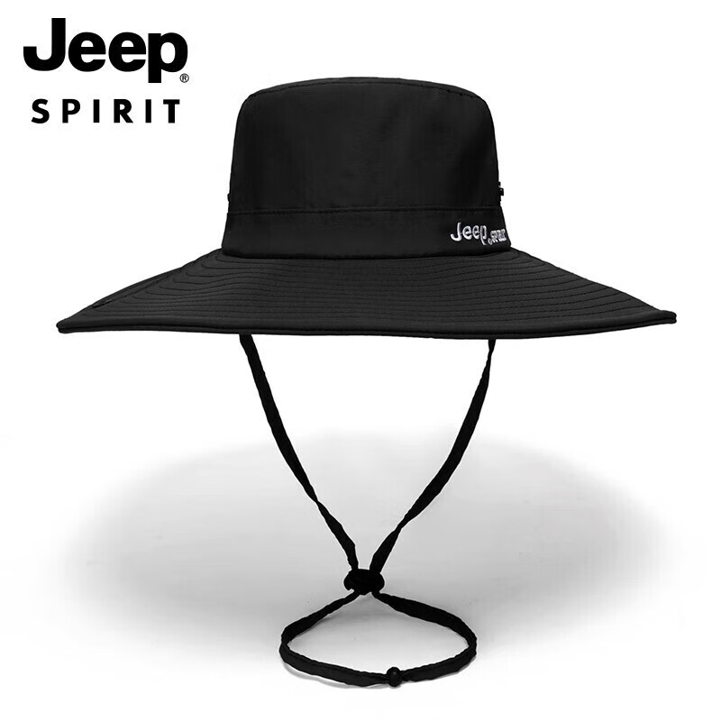 JEEP Hat, Unisex All-Season Sun Hat, Versatile Fisherman Hat for Men And Women, Large Brim Sun Protection Hat A0359