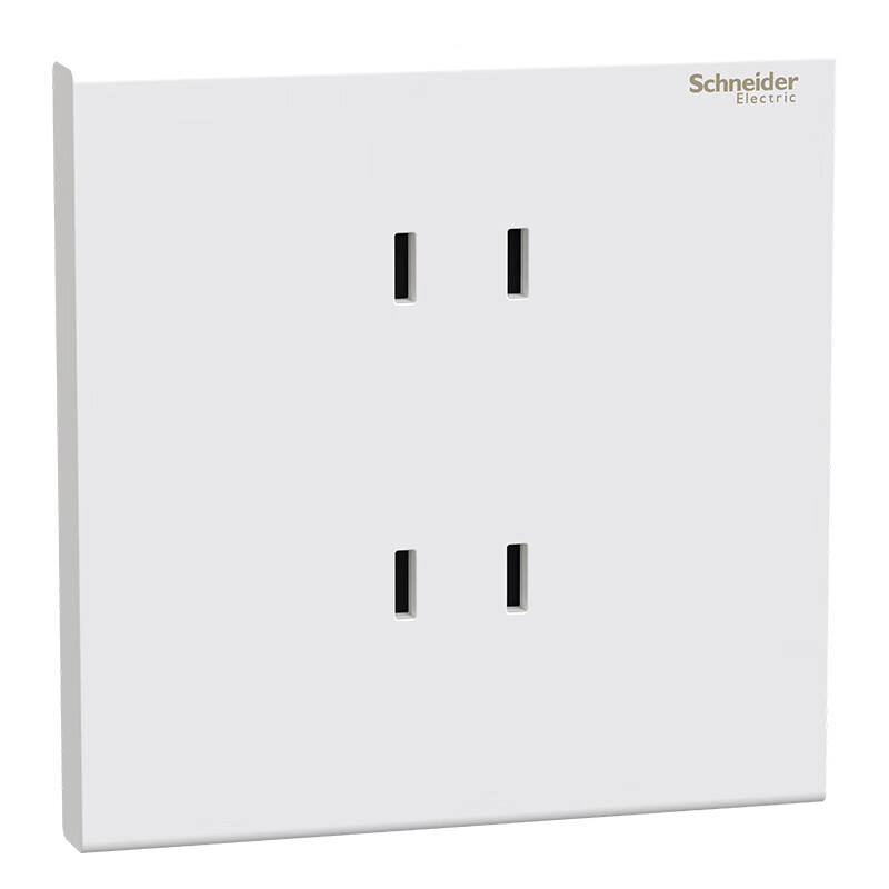 Розетка Schneider Electric, 10А, 4 отверстия, 86 тип, с защитной шторкой, цвет "Фреш белый"