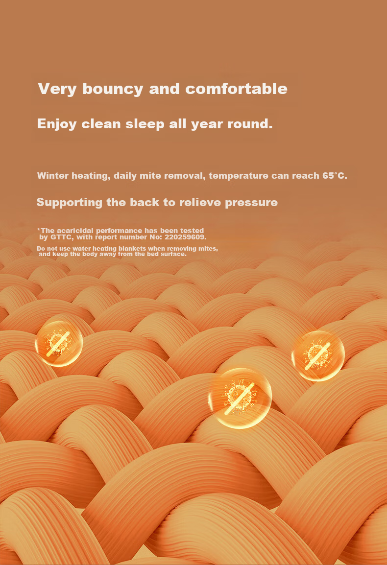 MIJIA Dual-Person Smart Rapid Heating Silent Electric Blanket with Remote Control, Left And Right Dual Control, Water Heating Blanket, 1.5 Meters 11