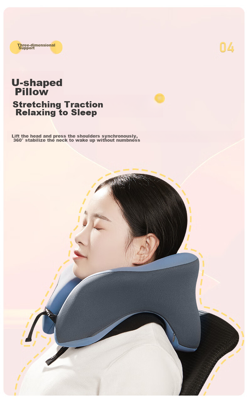 Mixiaoshu Nap Pillow, U-Shaped Pillow, Face-Down Pillow, Office Cushion, Student Nap Support, Neck Pillow, Backrest, Nap Pillow 8