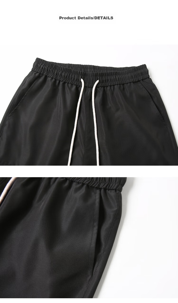 I'M DAVID Men's Cargo Shorts [Cool Breathable Water-Repellent], Loose Casual Pants for Men, Summer Trousers, Black, XL 7