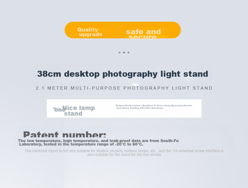 Qiye Desktop Tripod Stand 1