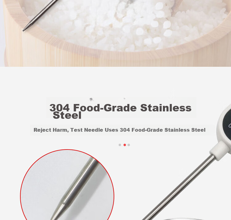 Biokang Probe Ultra-Fast Food Thermometer Indoor Temperature Meter Water Temperature Thermometer Milk Thermometer 6