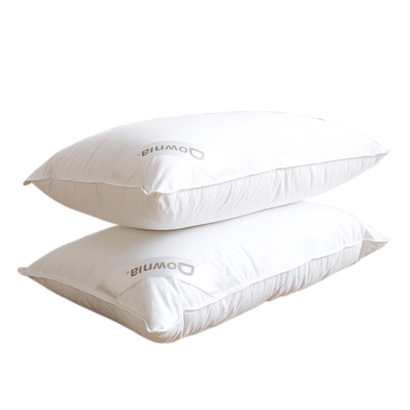 Downia Pillow, Five-Star Hotel down Pillow, Side Sleeping Cervical Pillow, 95% White Duck down Composite Pillow, 74*48CM