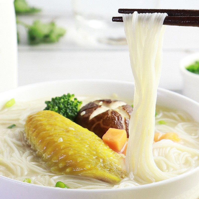陈村 香菇炖鸡味过桥米线 4连包400g 免煮米粉粉丝螺蛳粉夜宵方便速食