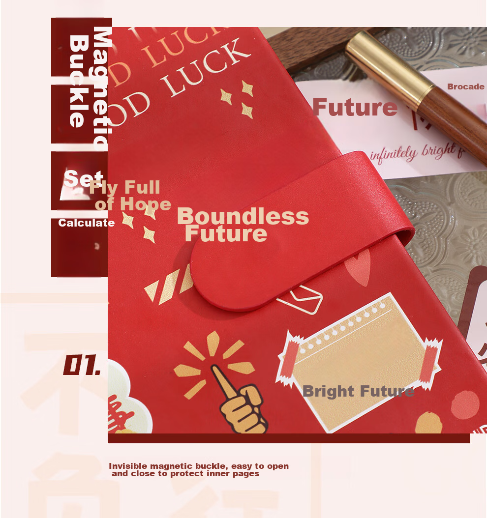 Faramon, Graduation Gift Box for Middle School And College Entrance Exams, Inspirational Stationery Set with Planner, High-Quality Gifts for Students, 18-Year Adults, Birthday Presents And Souvenirs, Orange 7