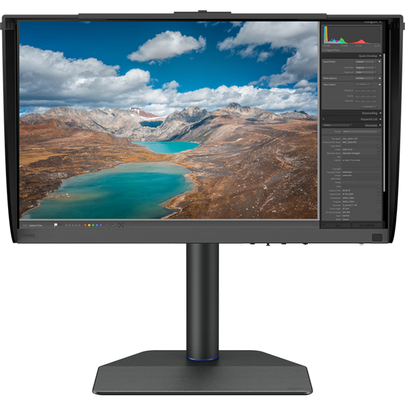 BenQ SW272QN Professional Design And Photography Monitor, 27-Inch 2K Wide Color Gamut 10-Bit Display for Post-Production Color Grading in Film And Video