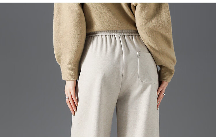 Dme [Mid-Rise Design to Make Legs Look Straight And Long] Relaxed Loose-Fitting Wide-Leg Pants, Soft And Skin-Friendly Glutinous Rice Pants 9